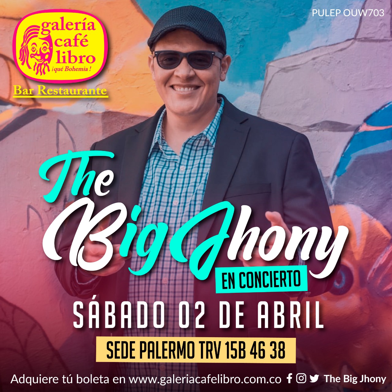 Imagen promoción THE BIG JHONY