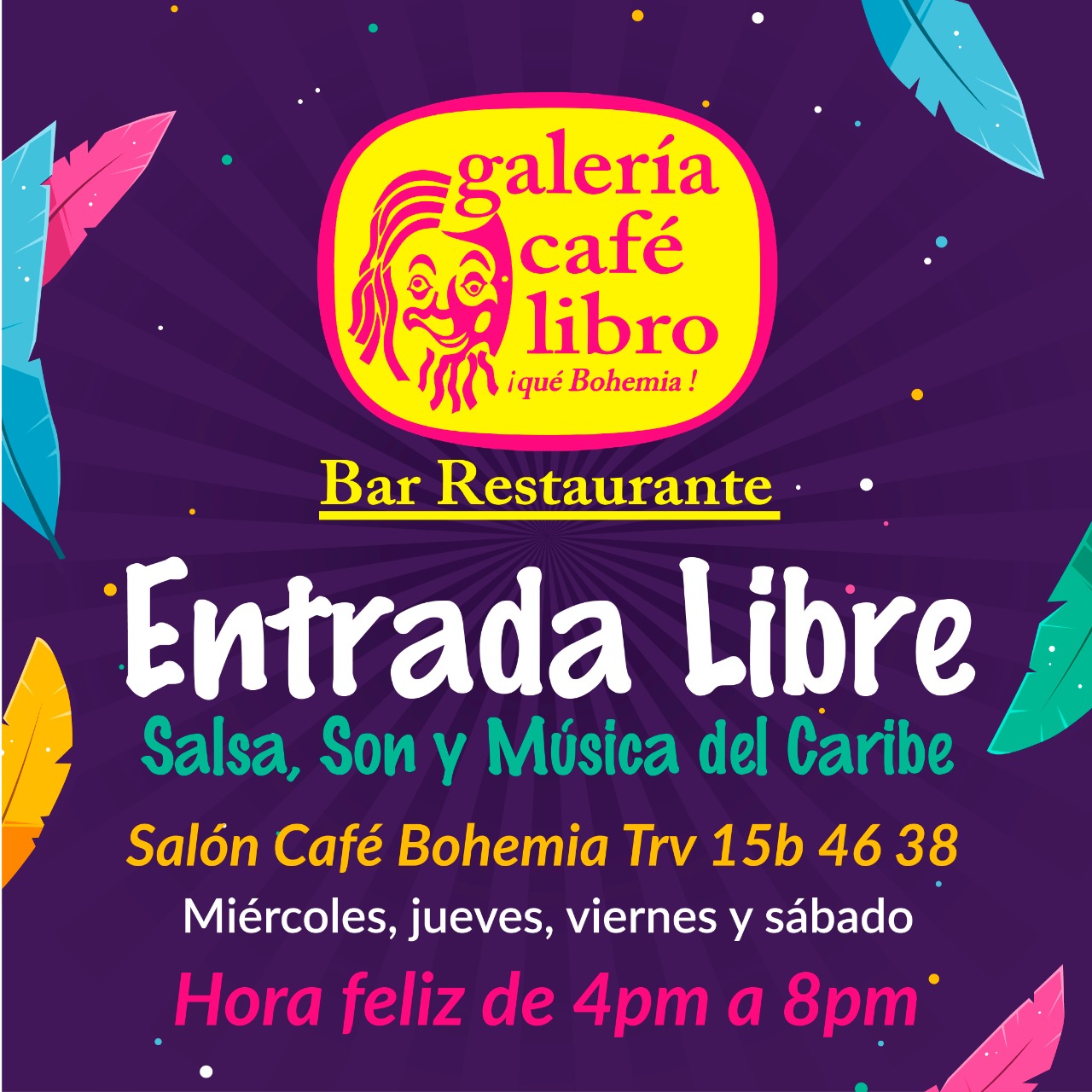 Imagen promoción Salón Café Bohemia