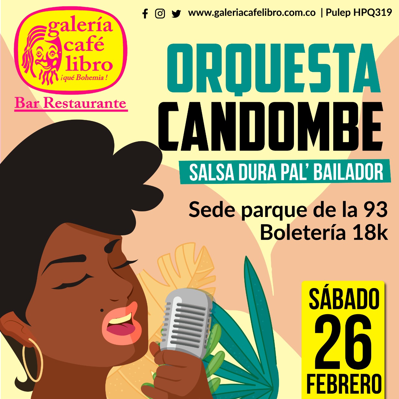 Imagen promoción Orquesta Candombe