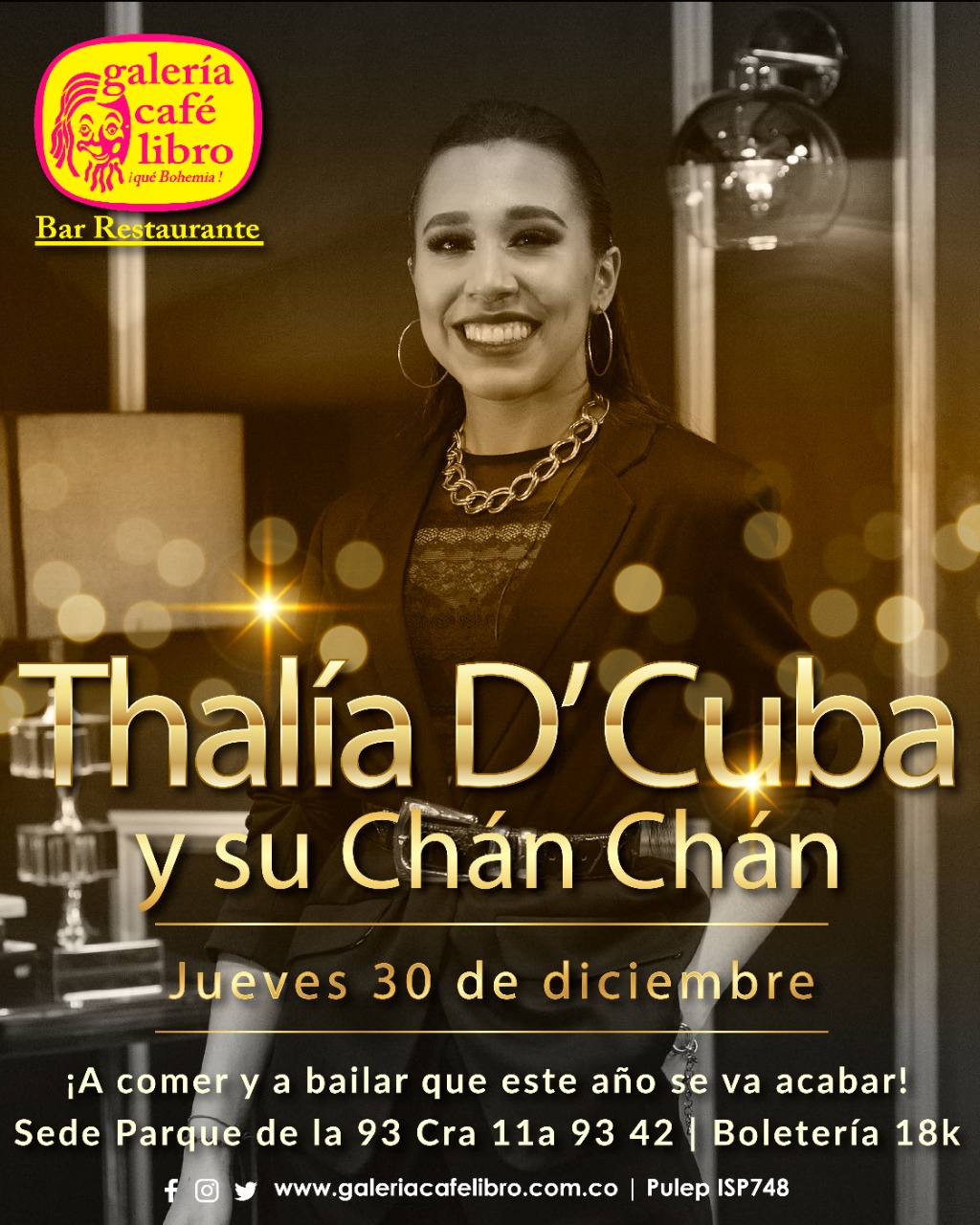 Imagen promoción THALIA D' CUBA Y SU CHÁN CHÁN