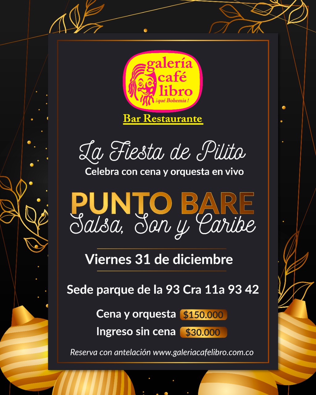 Imagen promoción PUNTO BARÉ ORQUESTA