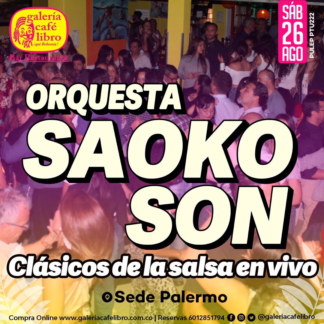 Imagen promoción Orquesta Saoko Son