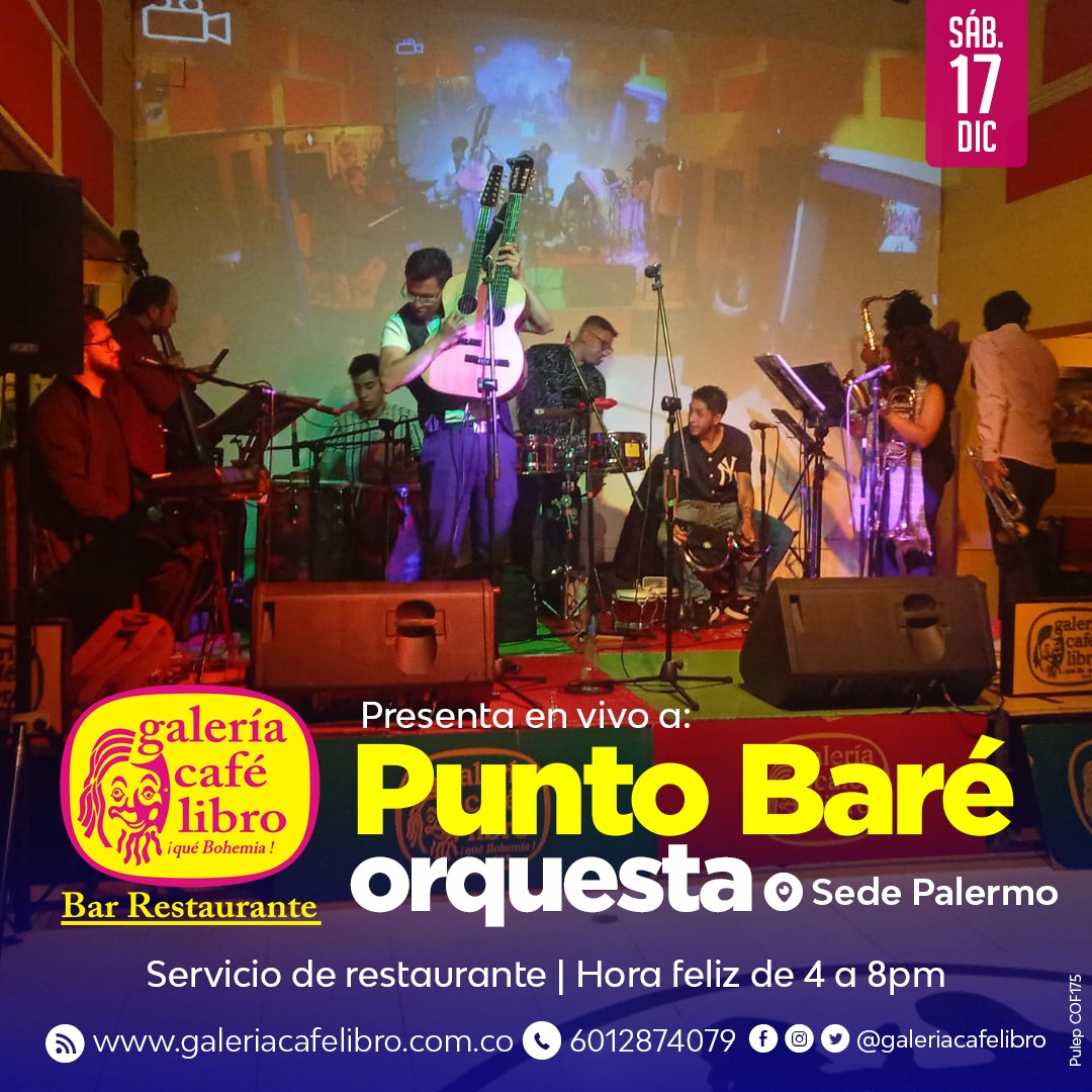 Imagen promoción PUNTO BARÉ ORQUESTA