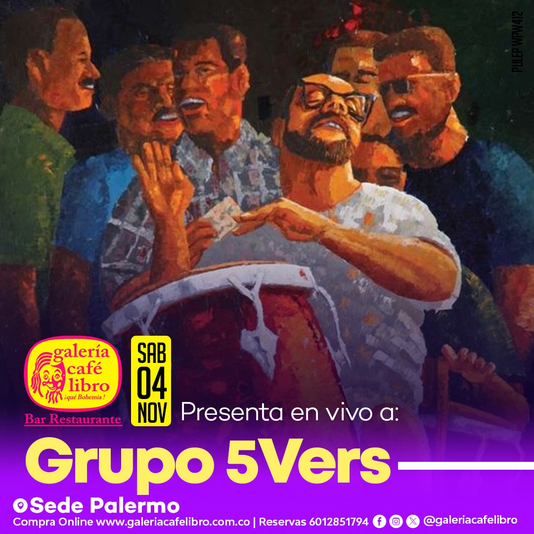 Imagen promoción Orquesta en vivo " Grupo 5Vers"