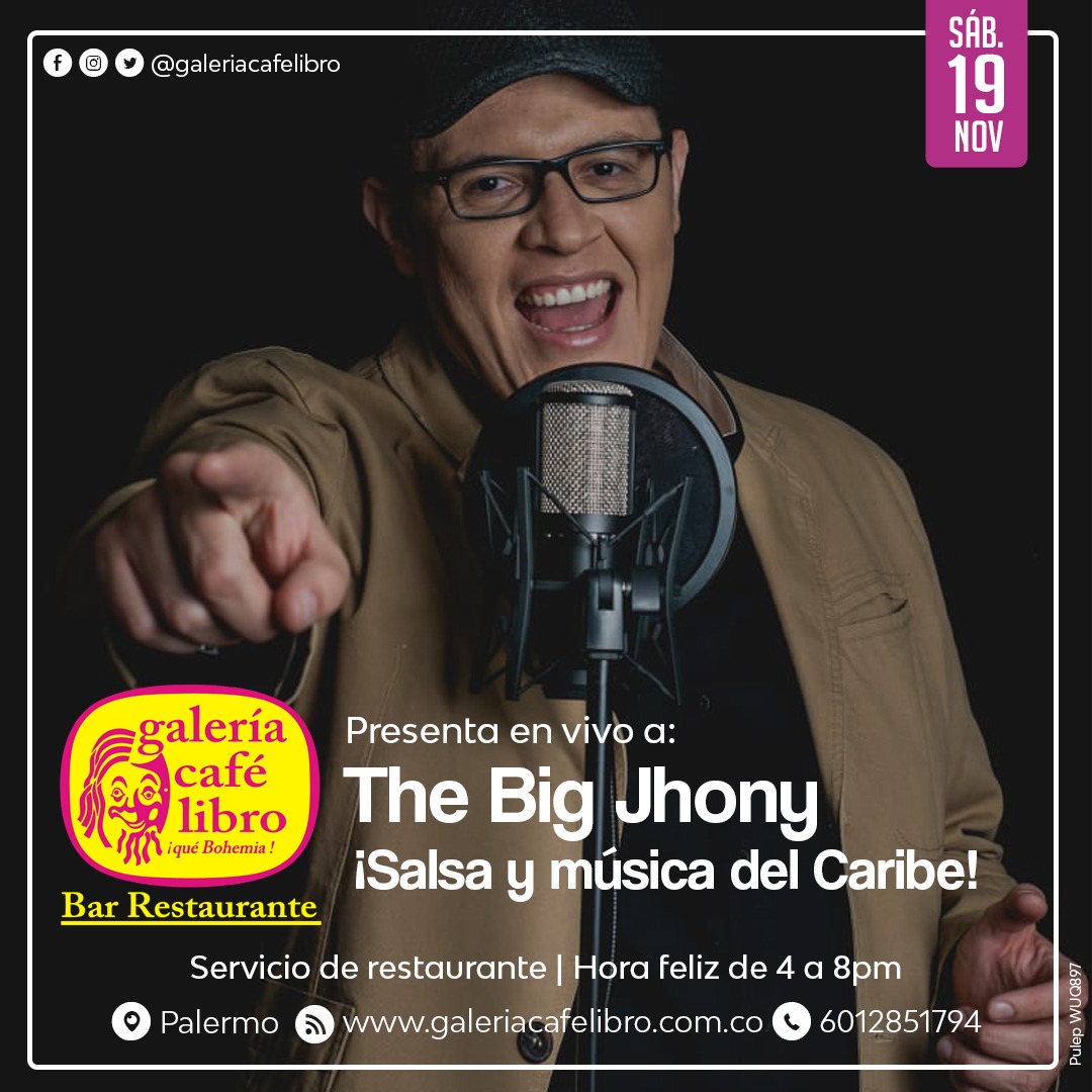 Imagen promoción THE BIG JHONY