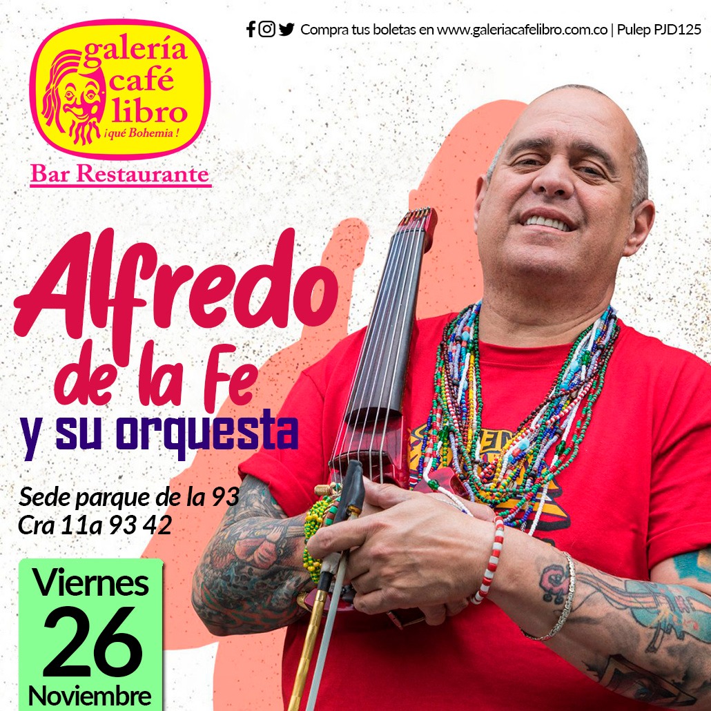 Imagen promoción ALFREDO DE LA FE Y SU ORQUESTA