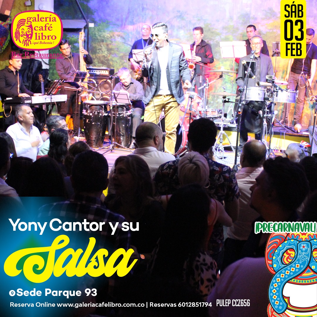 Imagen promoción Yony Cantor y su Salsa