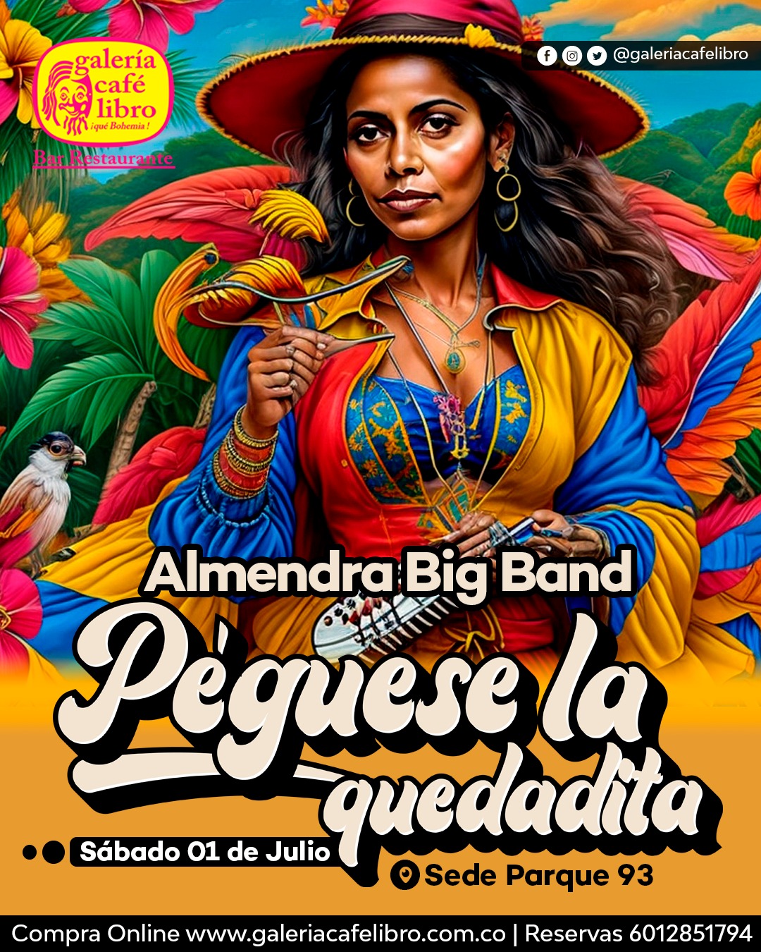 Imagen promoción Almendra Big Band