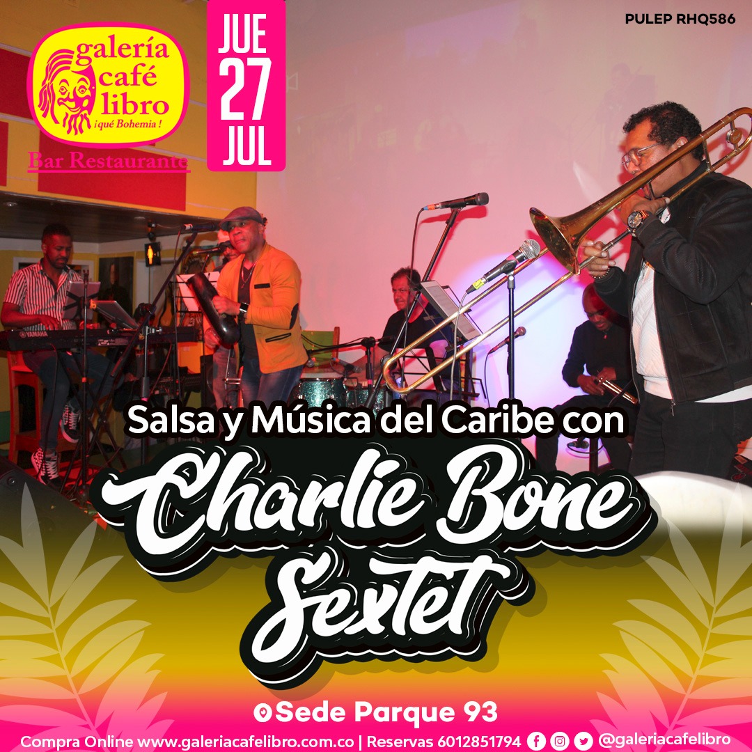 Imagen promoción Charlie Bone Sextet