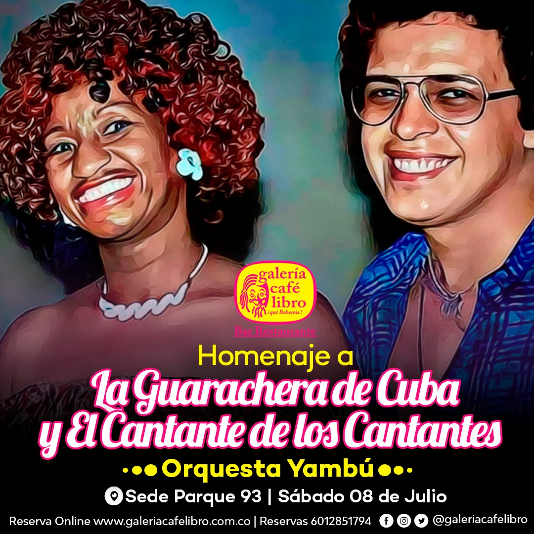 Imagen promoción Homenaje a La Guarachera de Cuba y El Cantante de los Cantantes