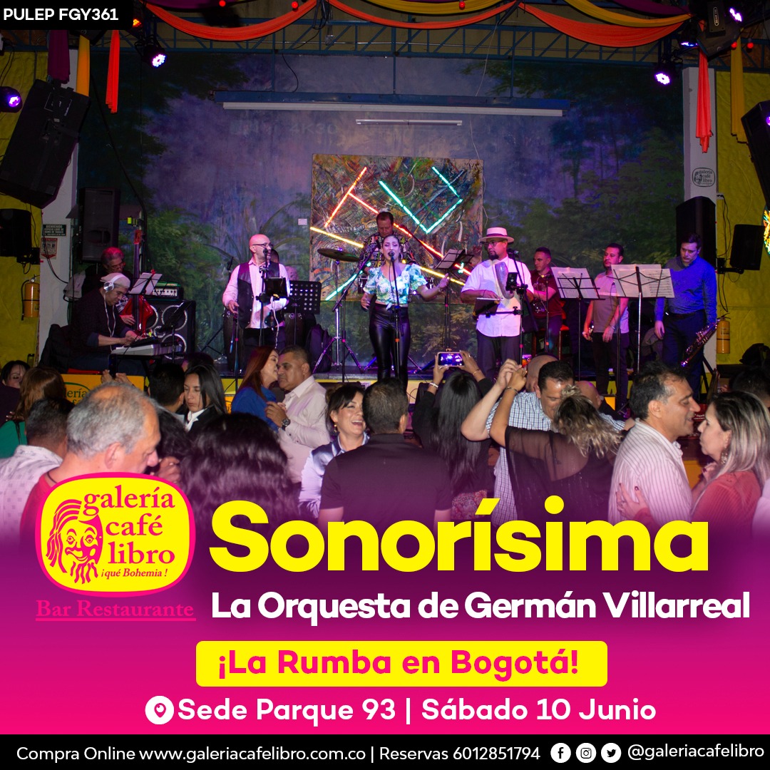 Imagen promoción Sonorísima La Orquesta de Germán Villarreal