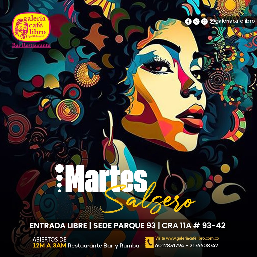 Imagen promoción Martes Salsero sede 93