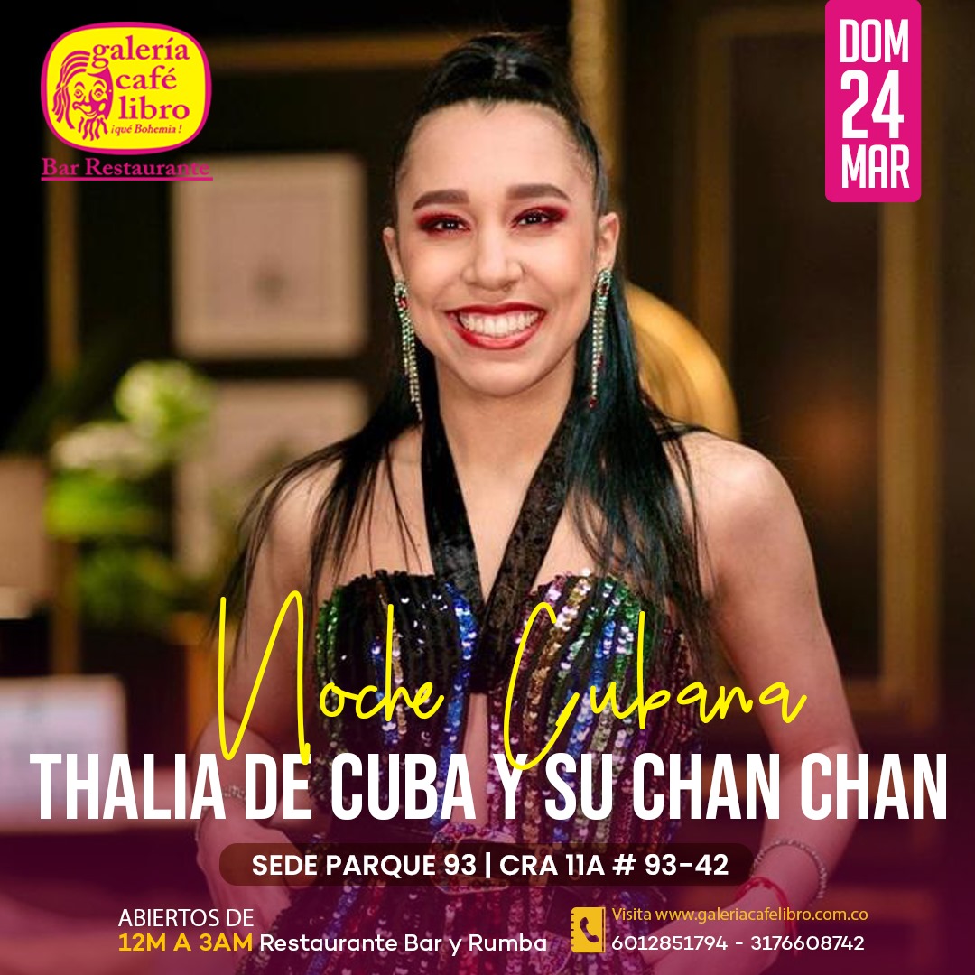 Imagen promoción Thalia de Cuba y su Chan Chan