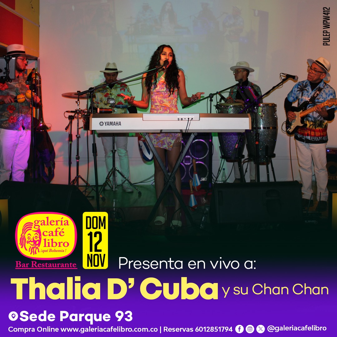 Imagen promoción Thalia d´Cuba y su Chan Chan