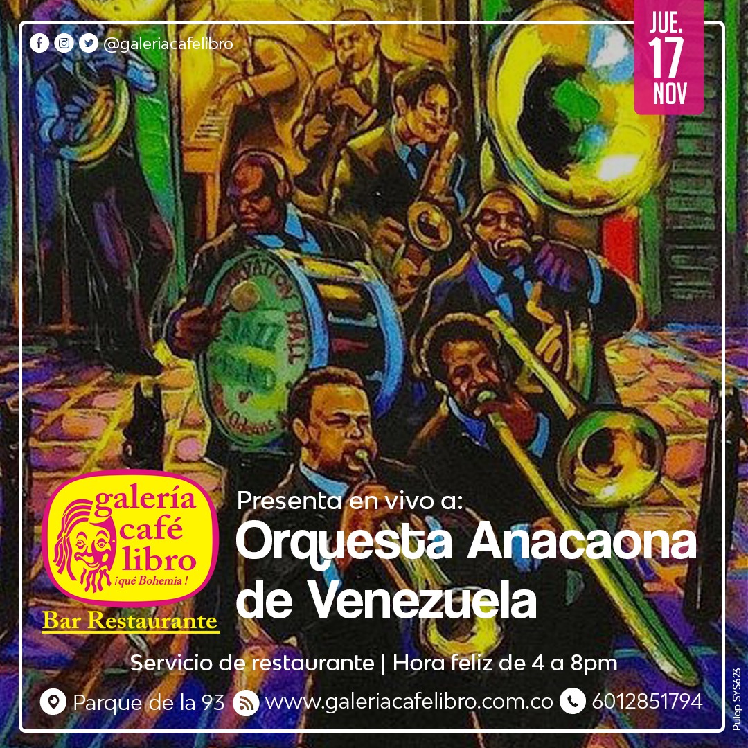 Imagen promoción ORQUESTA ANACAONA