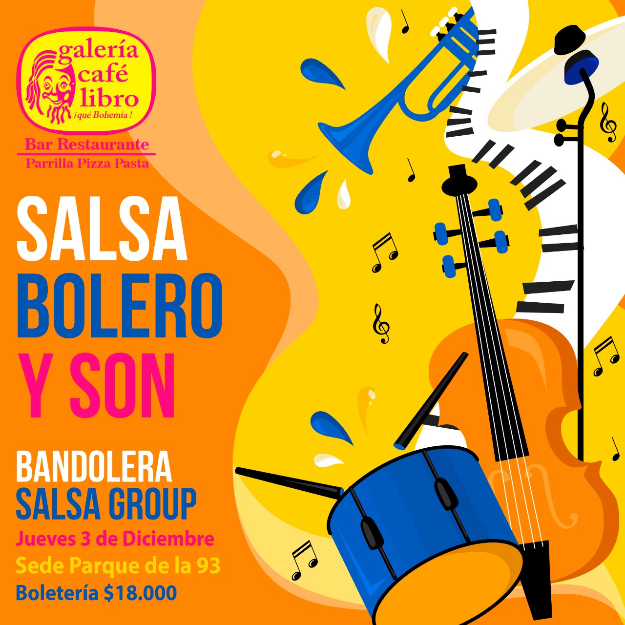 Imagen promoción Bandolera salsa group