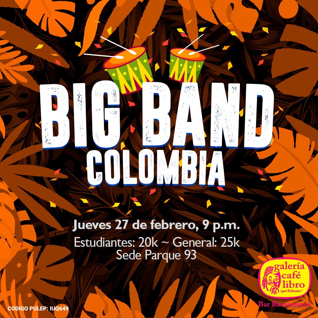 Imagen promoción Big Band Colombia