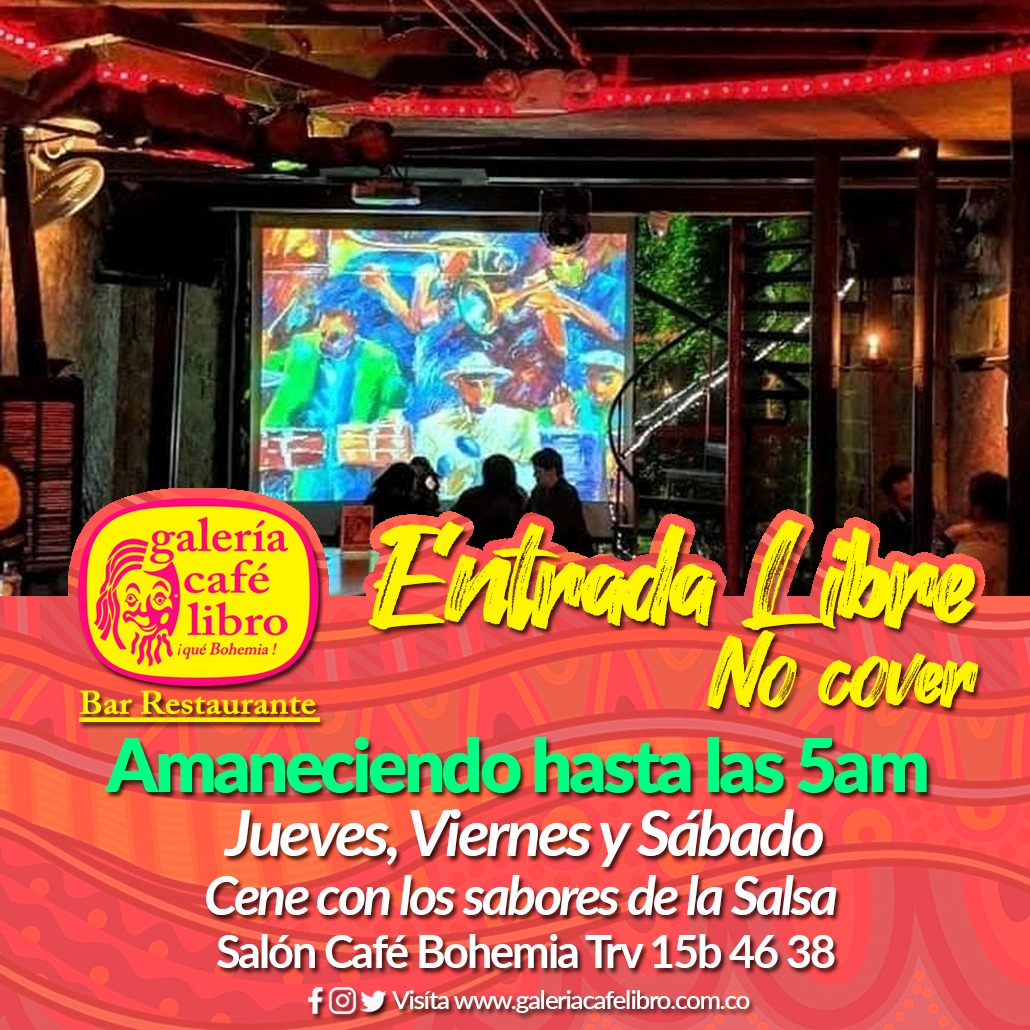 Imagen promoción Salón Café Bohemia