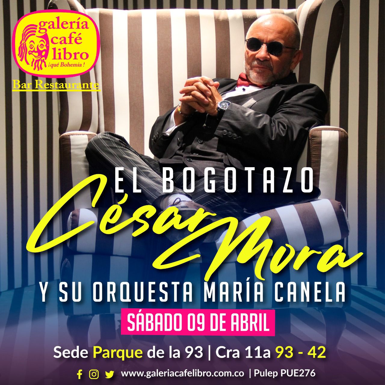 Imagen promoción CESAR MORA Y SU ORQUESTA MARIA CANELA