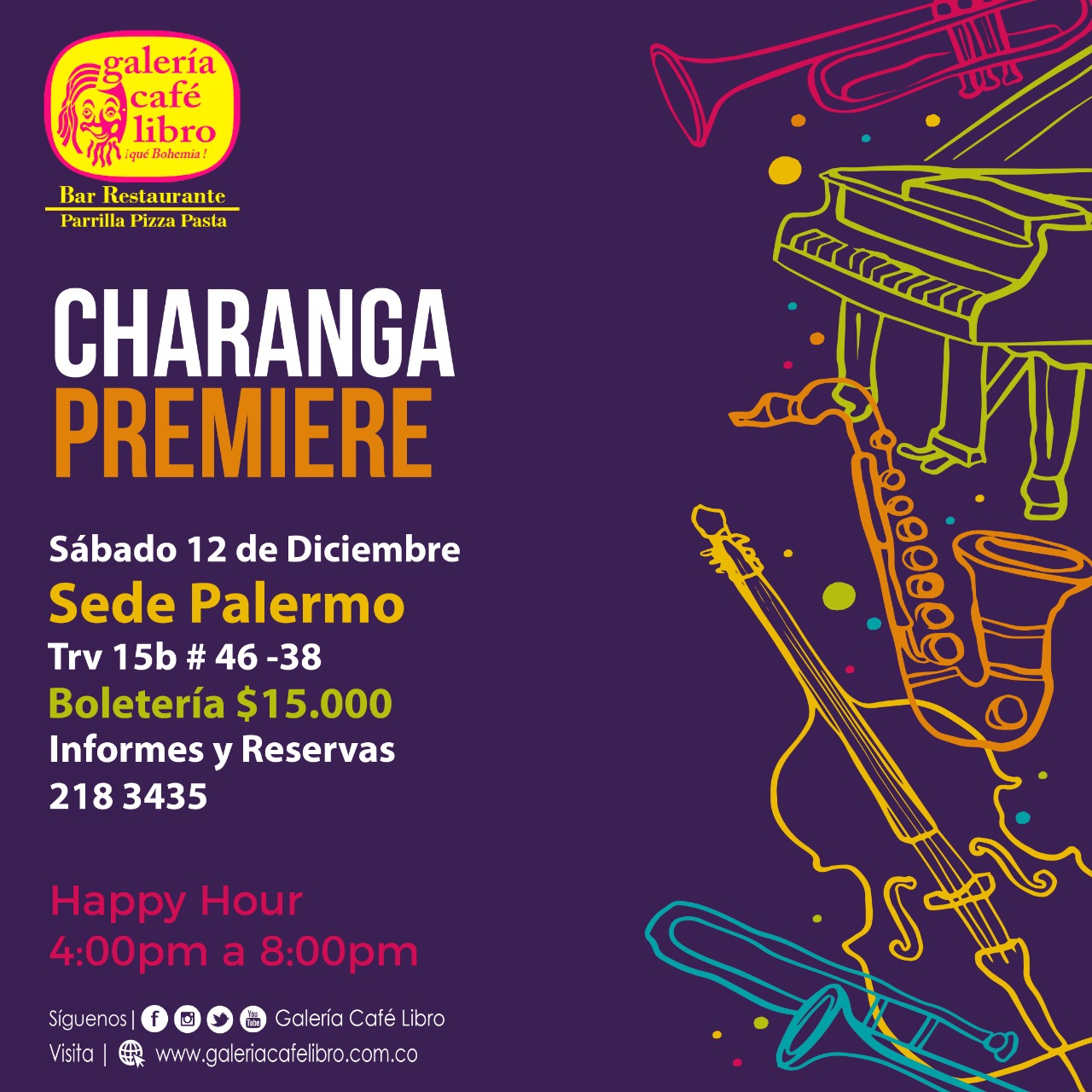 Imagen promoción Charanga premiere