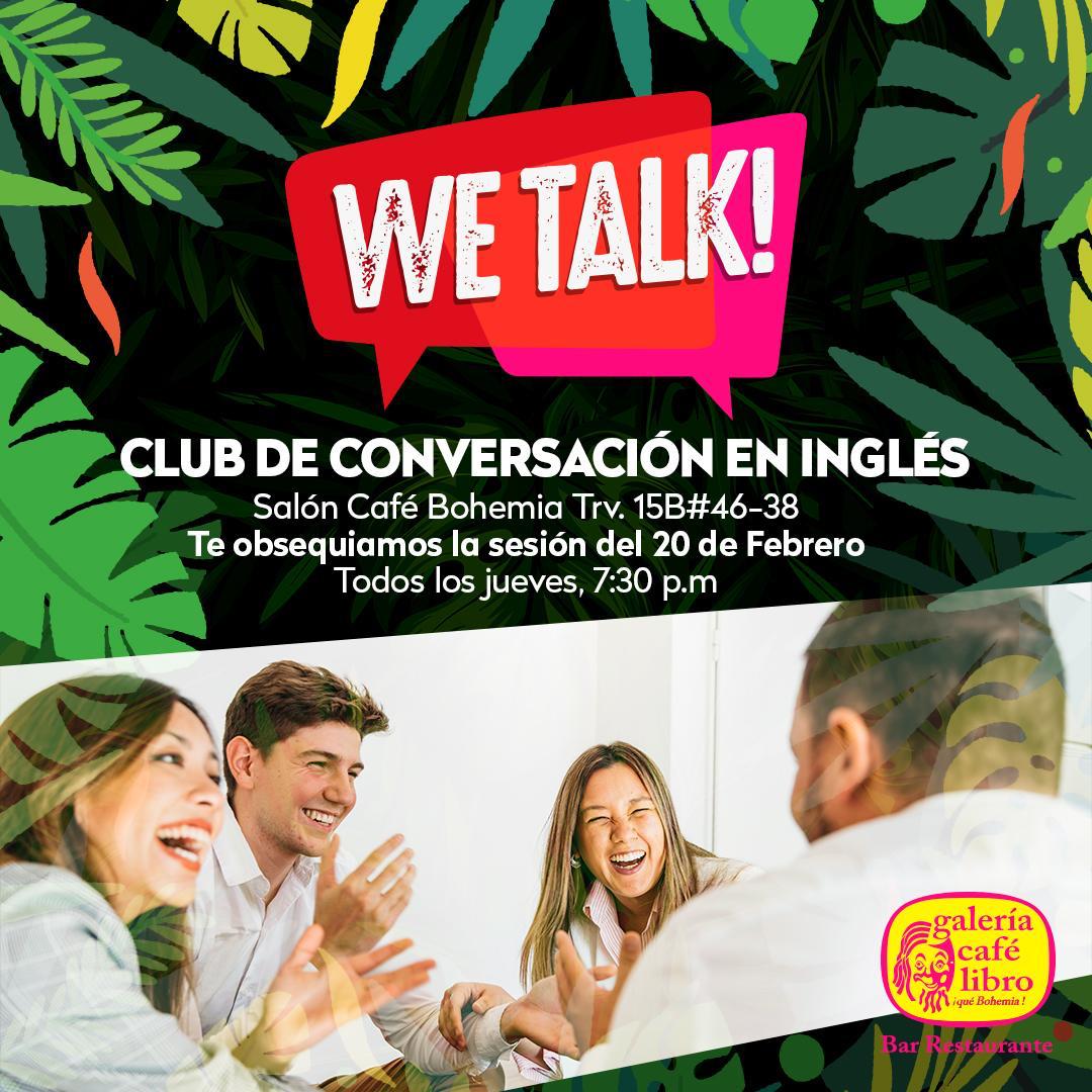 Imagen promoción CLUB DE CONVERSACIÓN EN INGLÉS