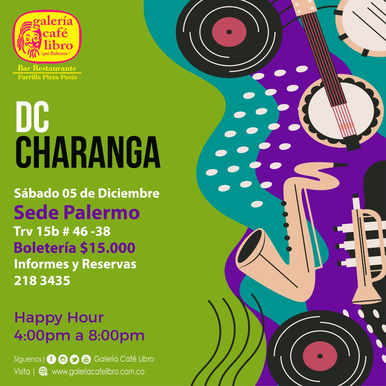 Imagen promoción DC charanga