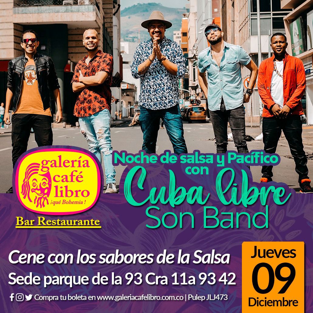 Imagen promoción CUBA LIBRE SON BAND