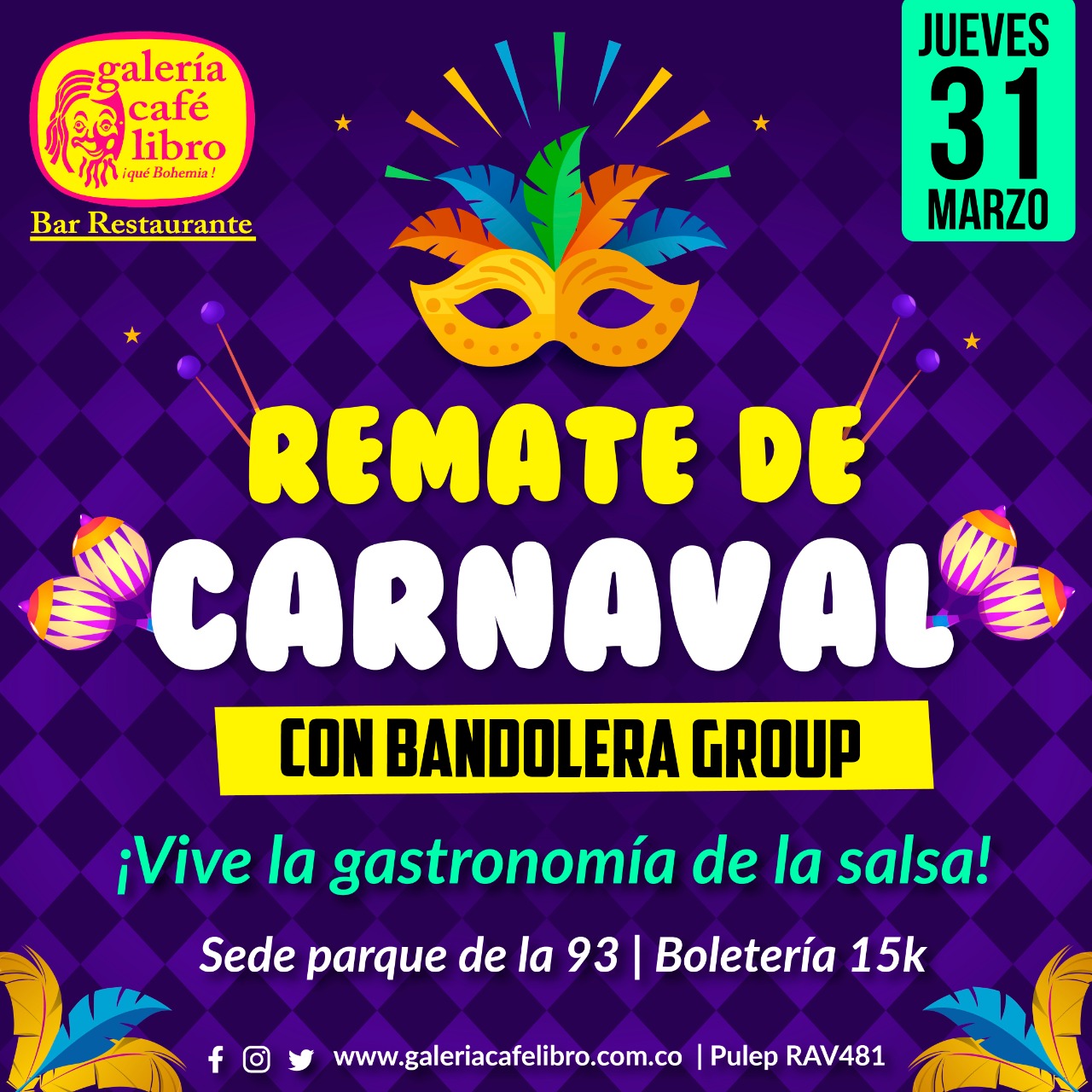 Imagen promoción BANDOLERA GROUP