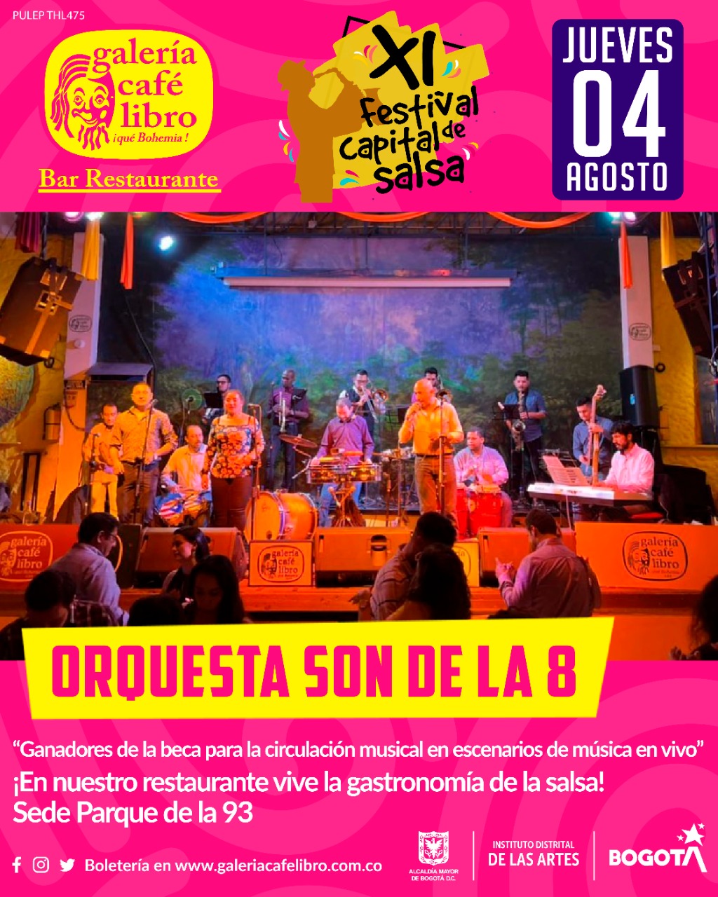 Imagen promoción ORQUESTA SON DE LA 8