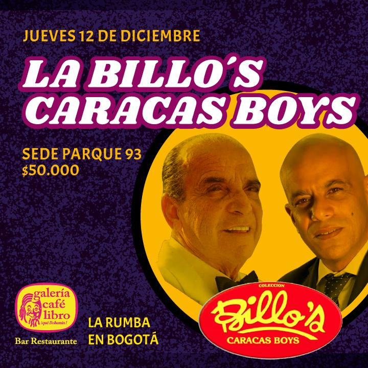 Imagen promoción La Billo's Caracas Boys