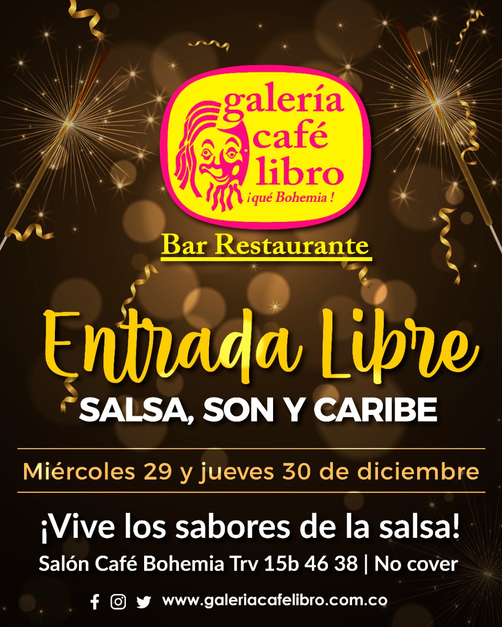 Imagen promoción Salón Café Bohemia