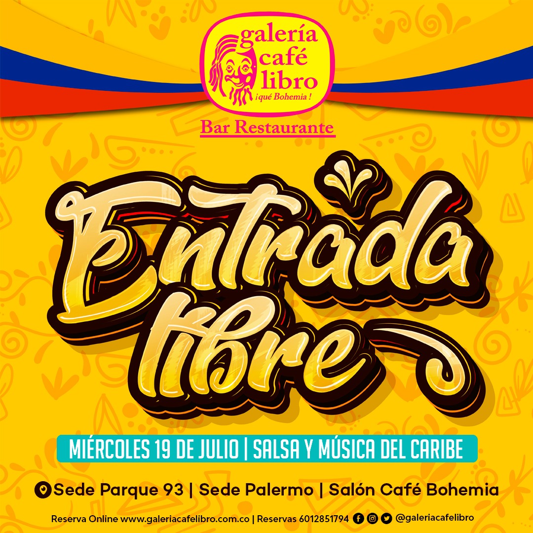 Imagen promoción Miércoles "Entrada Libre"