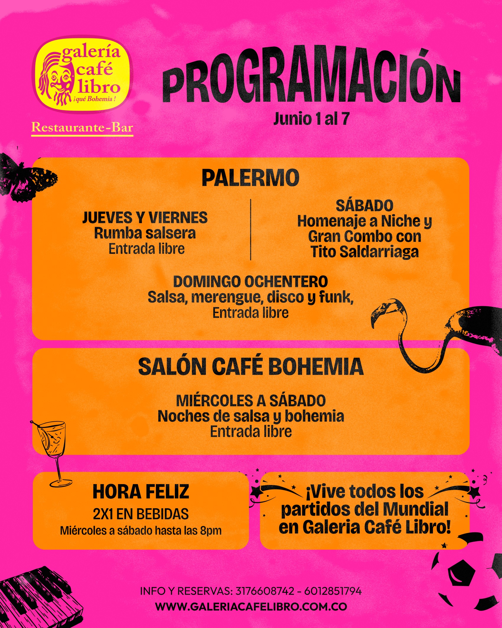 Noticia - Galería Café Libro Programación Semanal Palermo