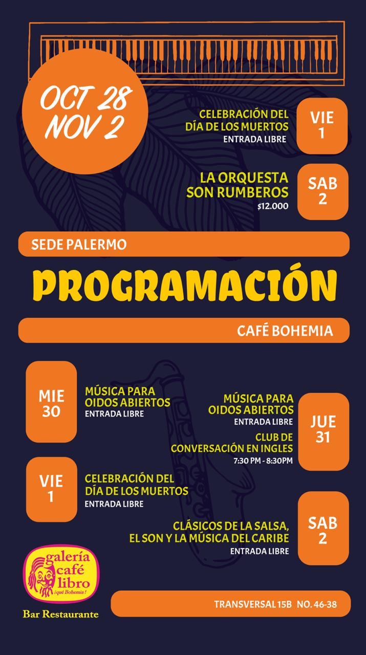 Imagen promoción PROGRAMACIÓN SEMANAL SEDE PALERMO