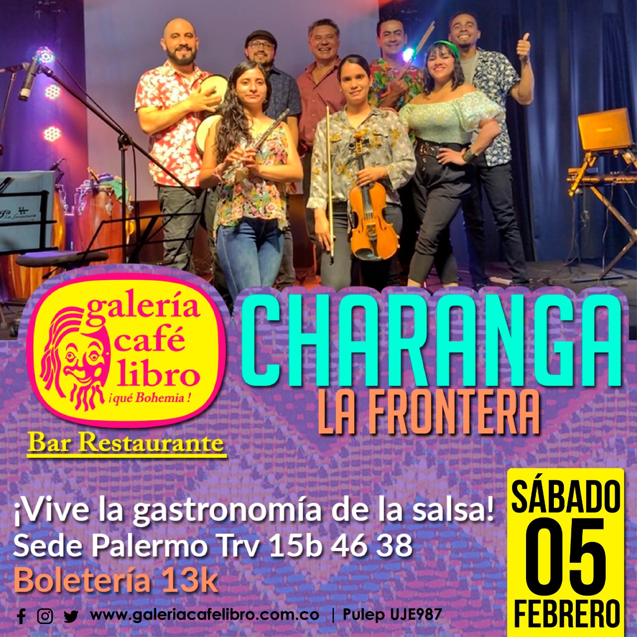 Imagen promoción Charanga la Frontera