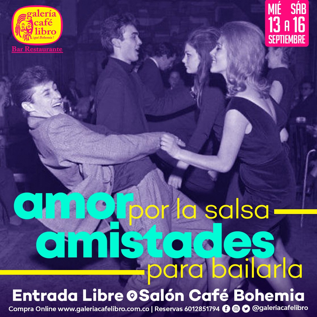 Imagen promoción Salón Café Bohemia "Entrada Libre"