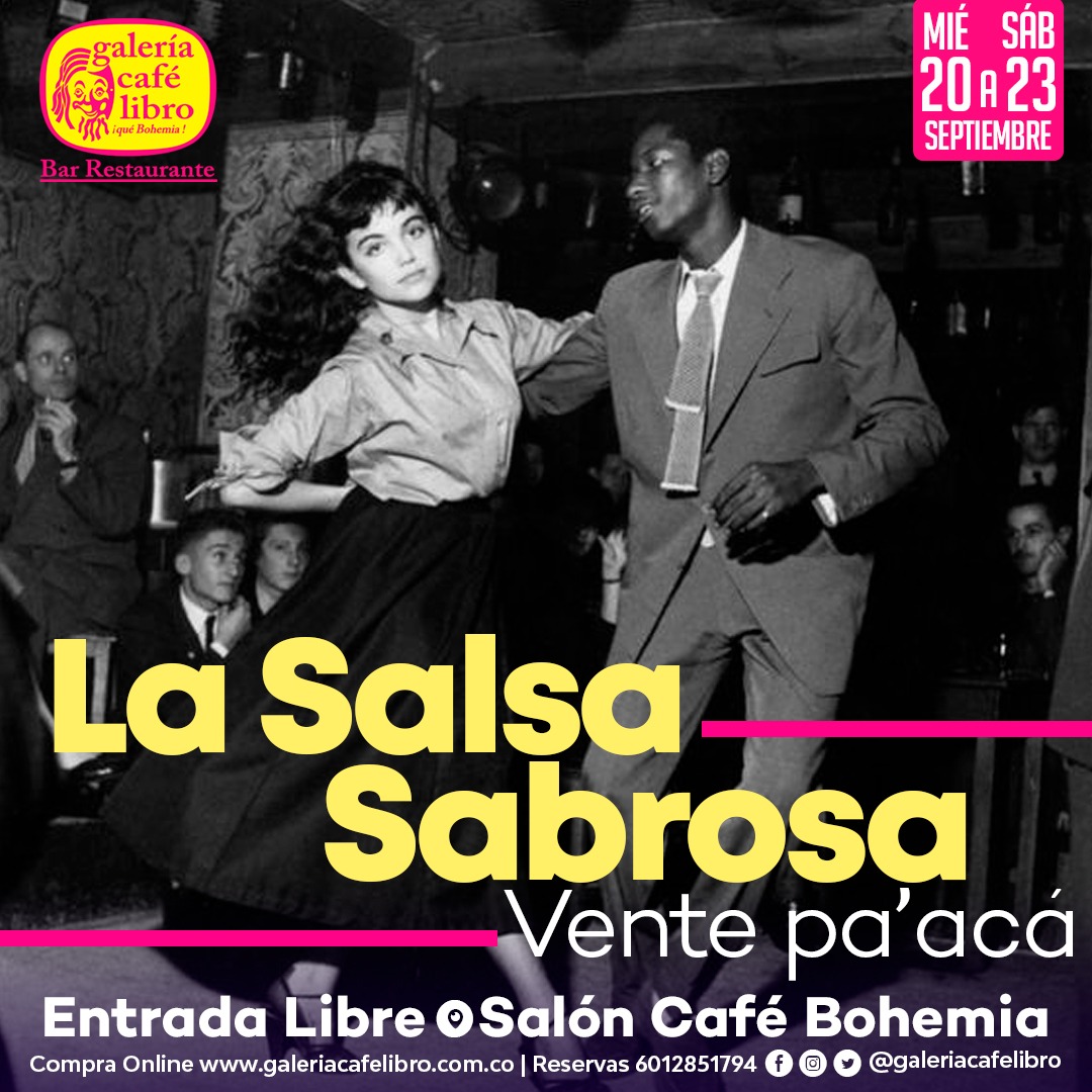 Imagen promoción Salón Café Bohemia "Entrada Libre"