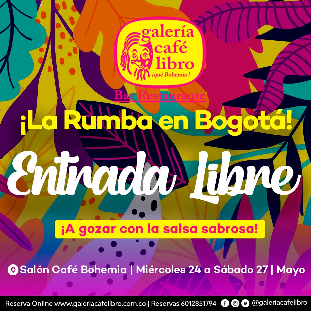 Imagen promoción SALÓN CAFÉ BOHEMIA "ENTRADA LIBRE"