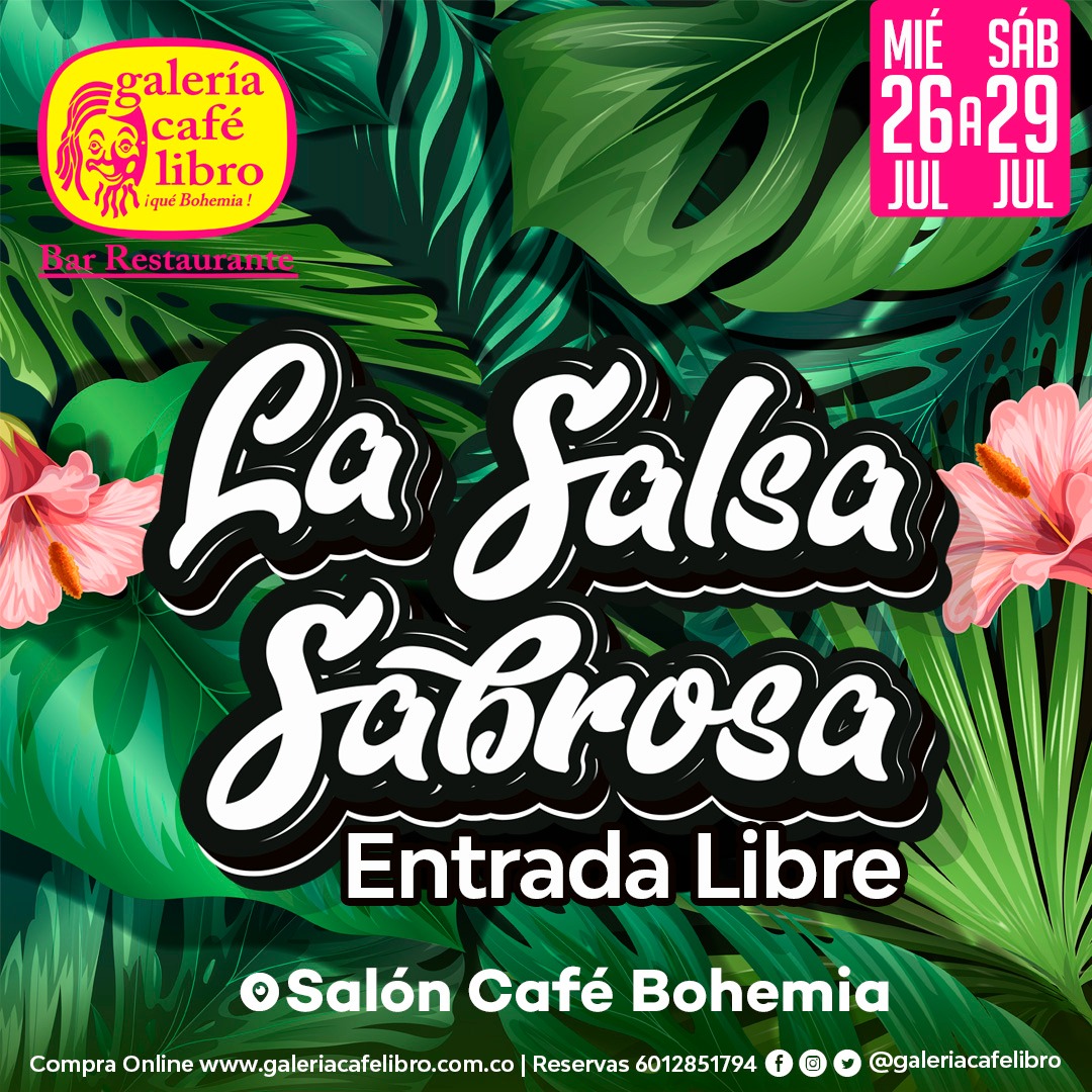 Imagen promoción Salón Café Bohemia "Entrada Libre"