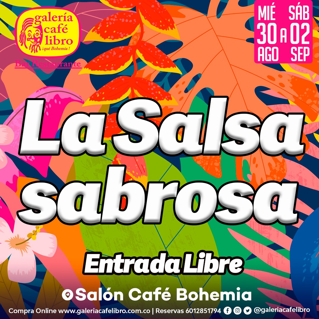 Imagen promoción Salón Café Bohemia "Entrada Libre"