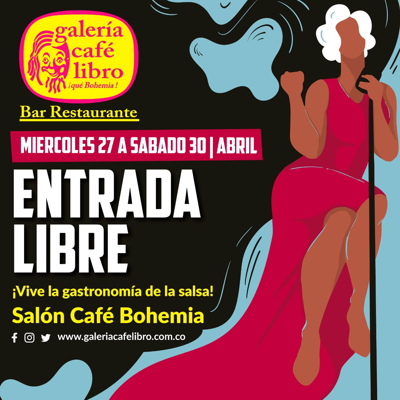 Imagen promoción ENTRADA LIBRE SALÓN CAFÉ BOHEMIA