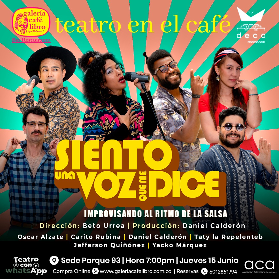 Imagen promoción Teatro en el café presenta "SIENTO UNA VOZ QUE ME DICE"