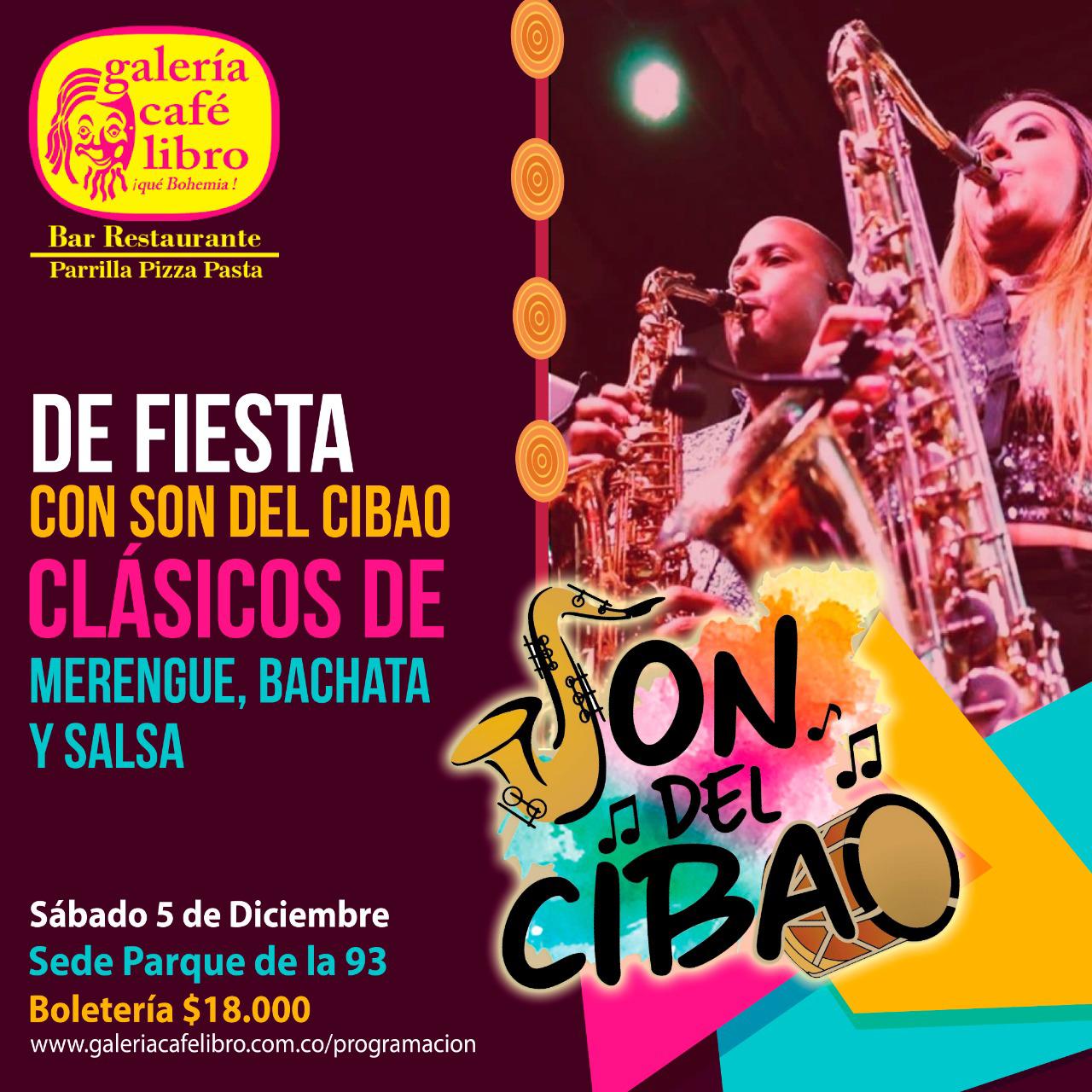 Imagen promoción De fiesta con Son del Cibao: merengue, bachata y salsa