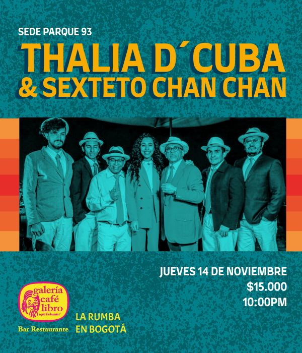 Imagen promoción THALIA D' CUBA SEXTETO CHAN CHAN