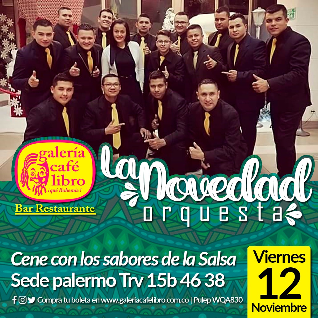 Imagen promoción LA NOVEDAD ORQUESTA