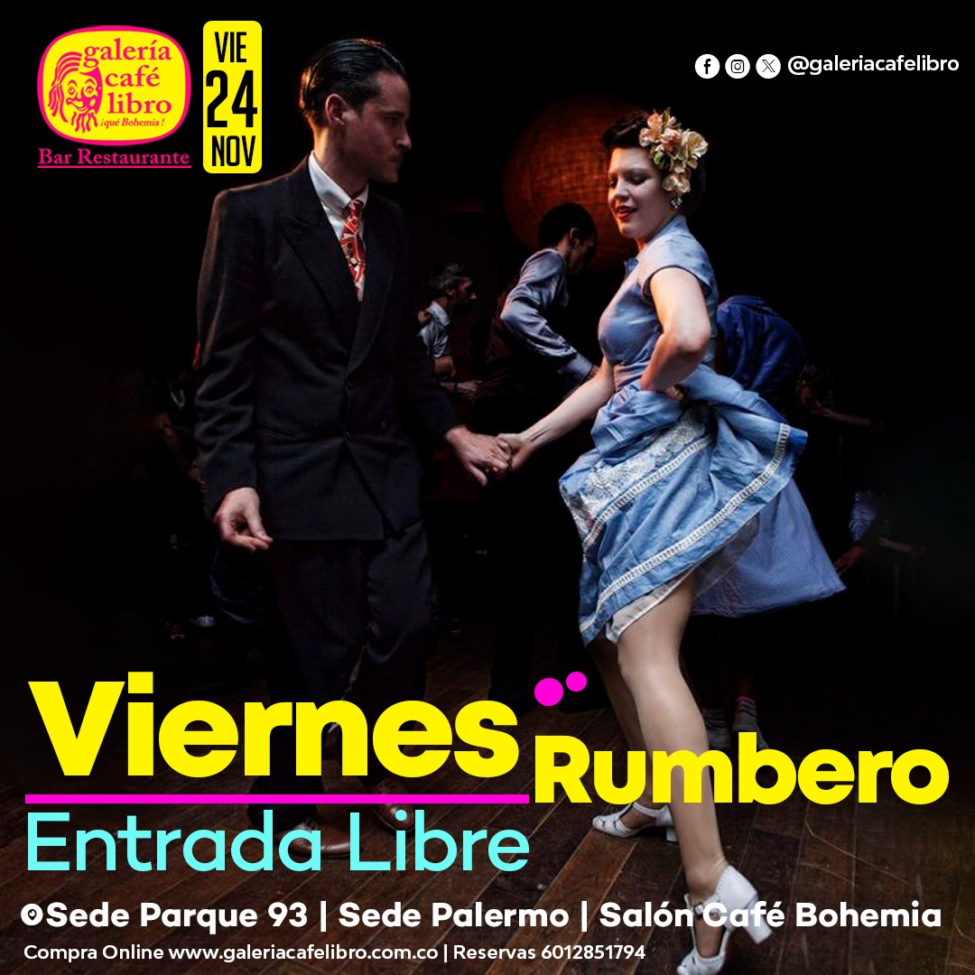 Imagen promoción Viernes "Entrada Libre"