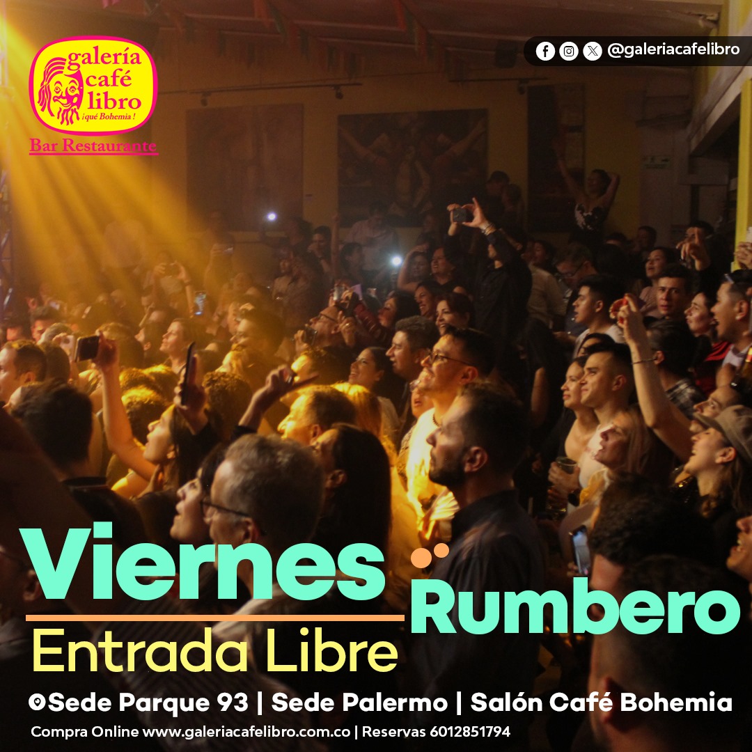 Imagen promoción Viernes "Entrada Libre"