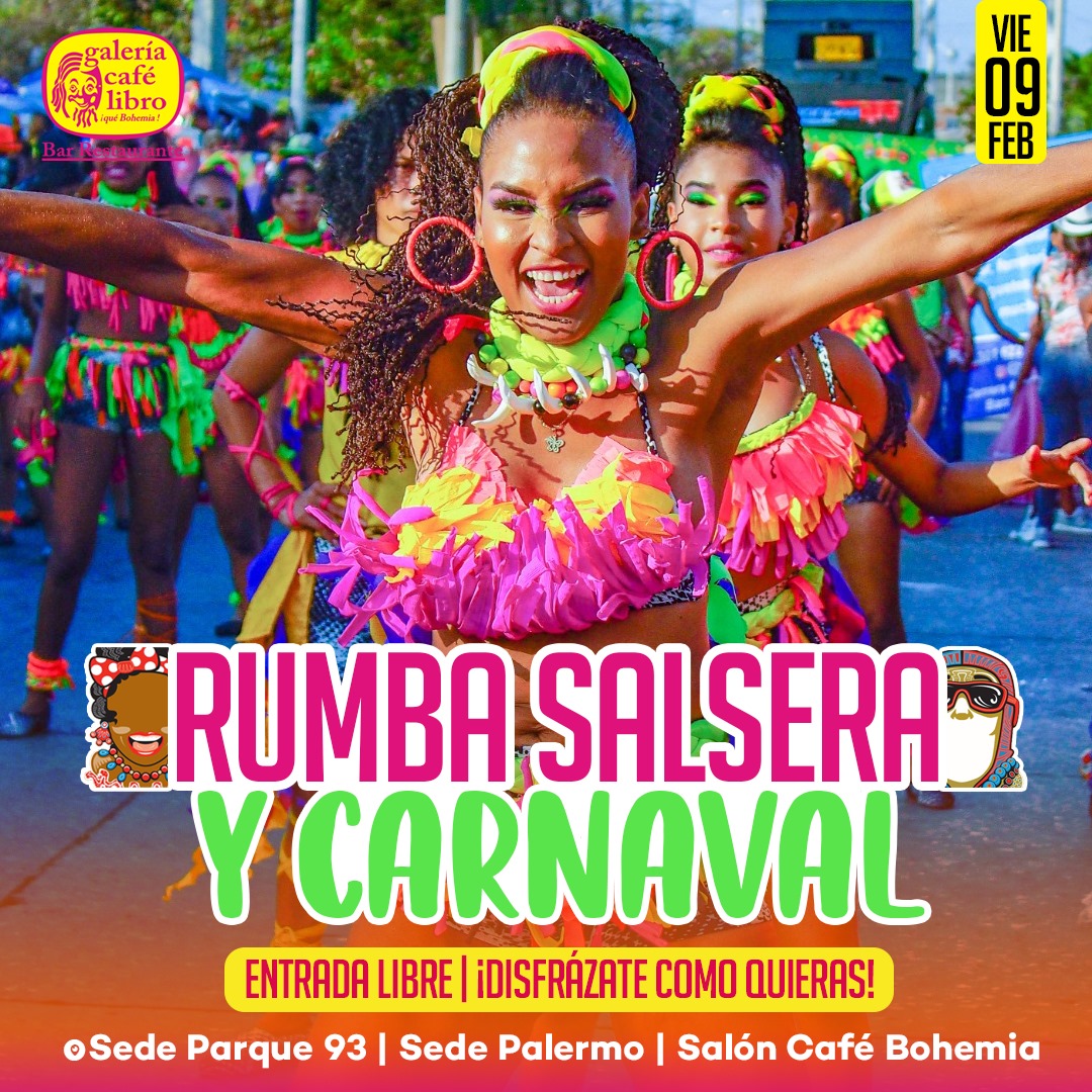 Imagen promoción Viernes "Rumba Salsera y Carnaval"