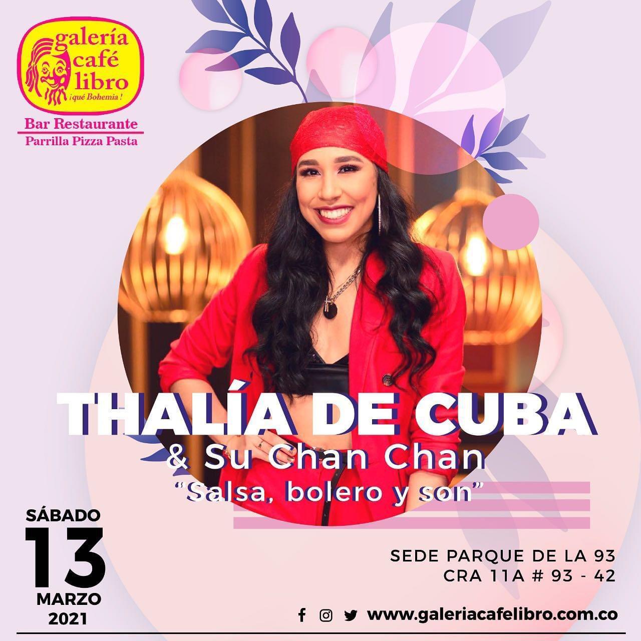 Imagen promoción Thalia de Cuba & su Chan chan