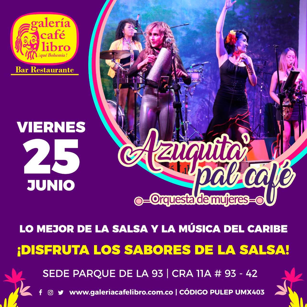 Imagen promoción Azuquita pal cafe orquesta de mujeres